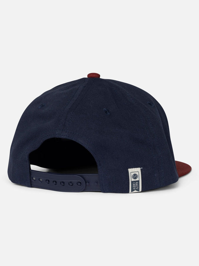 Salty Crew Bruce 6 Panel Snapback Hat | NAVY/RED