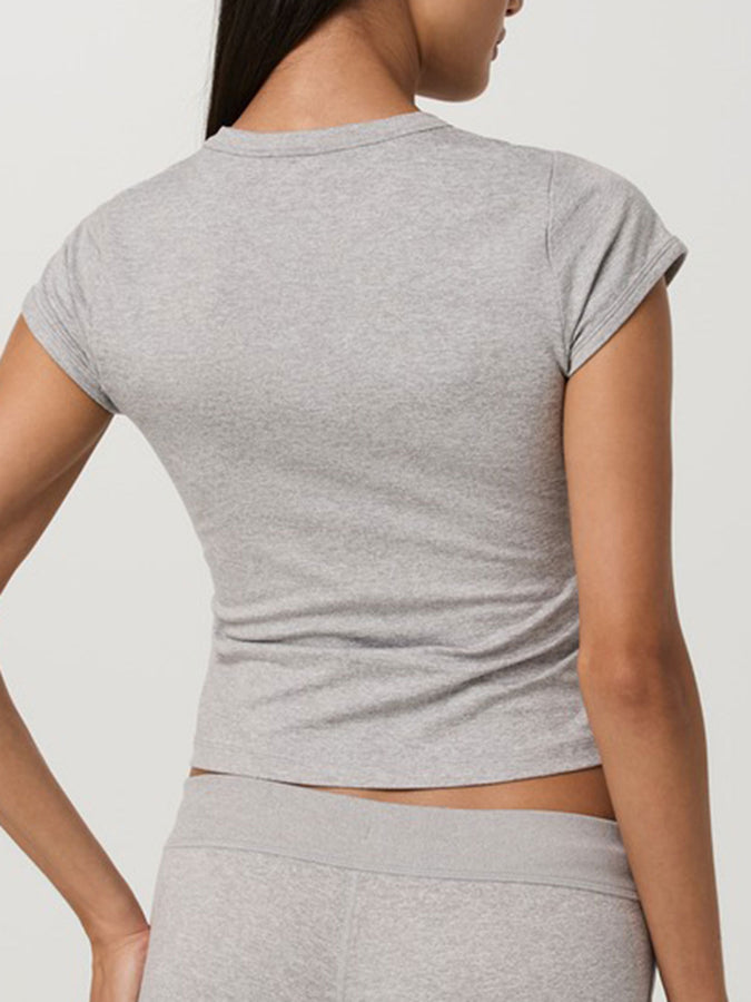 Vuori Halo Baby T-Shirt | PALE GREY HEATHER (PHG)