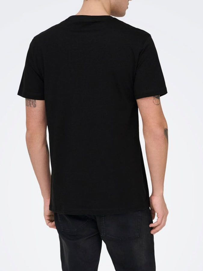Only & Sons Fred Life T-Shirt Fall 2026 | BLACK