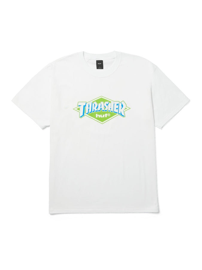 Huf x Thrasher Logo T-shirt | WHITE