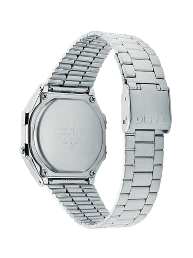 Casio Vintage A168WEM-1 Watch | SILVER/BLACK