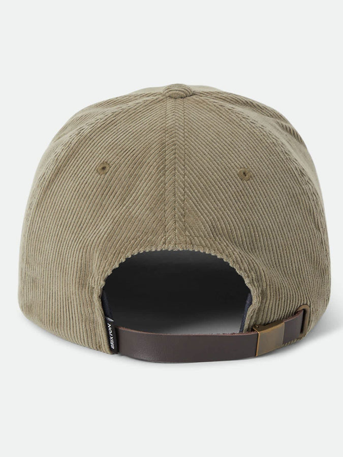 Brixton Big B Adjustable Strapback Hat | DARK OLIVE CORD