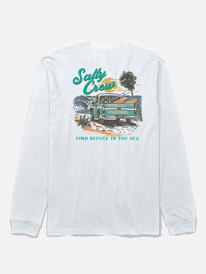 Salty Crew Truck Bed Long Sleeve T-Shirt Fall 2026 | WHITE