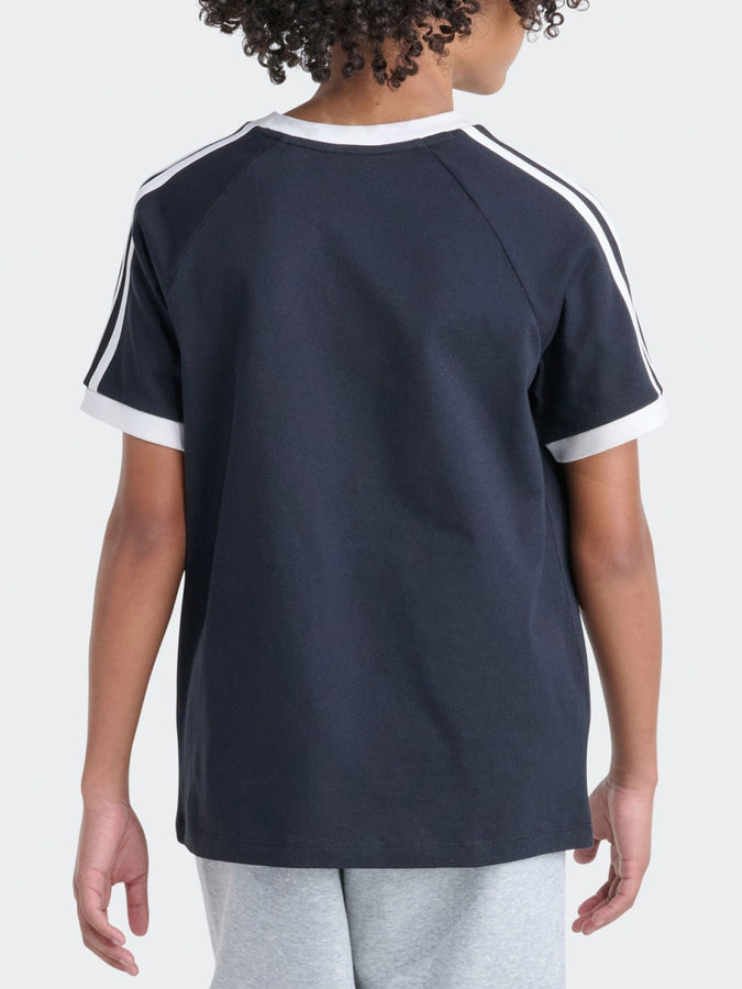 Adidas 3 Stripes Ringer Black T-Shirt Fall 2026 | BLACK