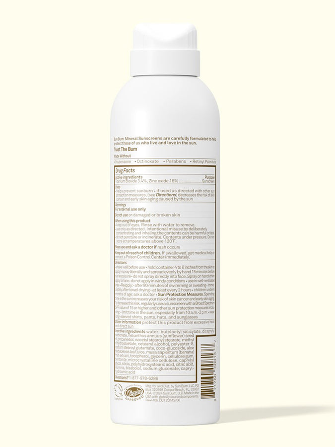 Sun Bum Mineral FPS50 Sunscreen Spray | ASSORTED