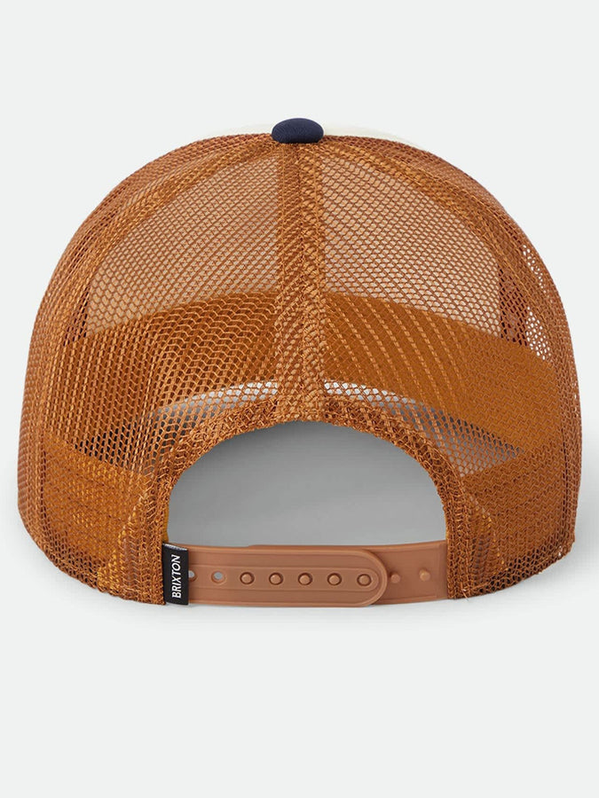 Brixton Mid Century Ranch Trucker Hat | OFF WHITE/WASHED NAVY/CARAMEL