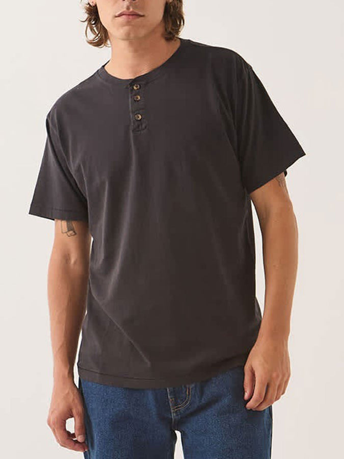 Brixton Baseline Henley T-Shirt Fall 2026 | BLACK