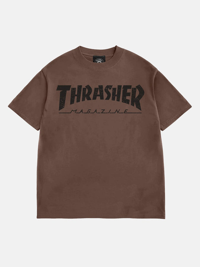 Thrasher Mag Logo Vintage T-Shirt Fall 2026 | CHOCOLATE