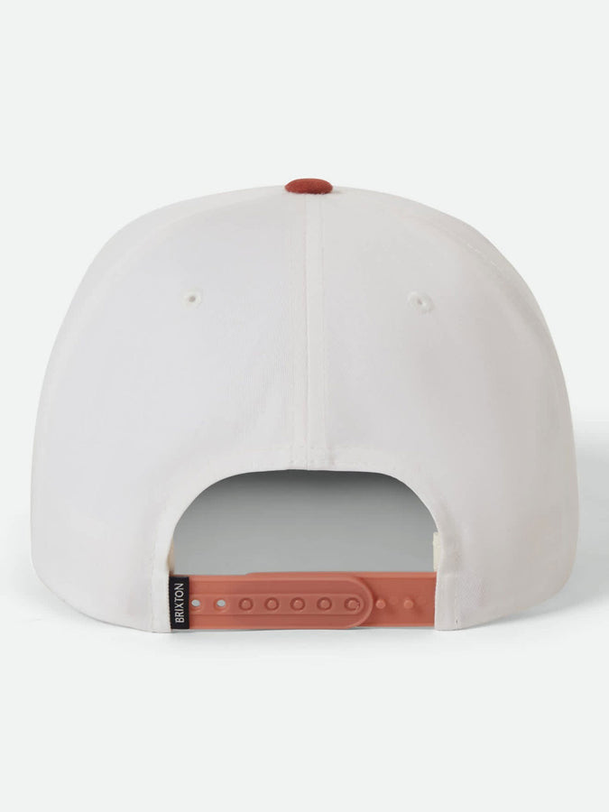 Brixton Beekman Snapback Hat Spring 2026 | OFF WHITE/RUST