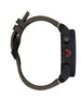 Nixon 51-30 Chrono Black Leather/Pumice/Charcoal Watch