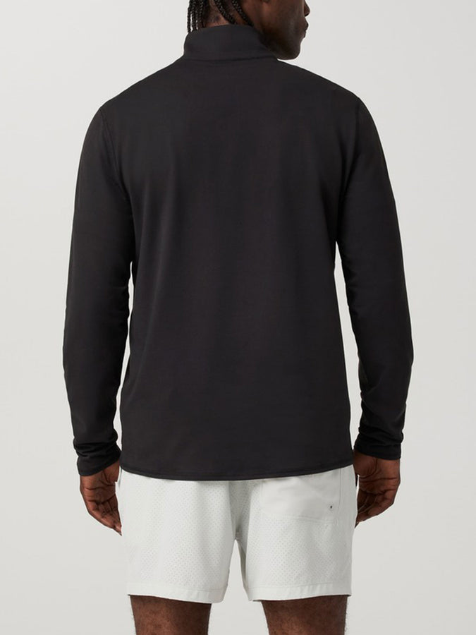 Vuori Ponto 1/2 Zip Mock Neck Sweatshirt Fall 2026 | BLACK (BLK)