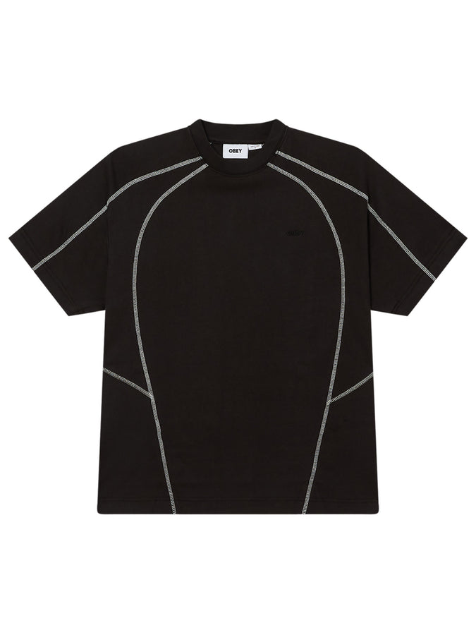 Obey Contrast Stitch T-Shirt Summer 2026 | DIGITAL BLACK (DIB)