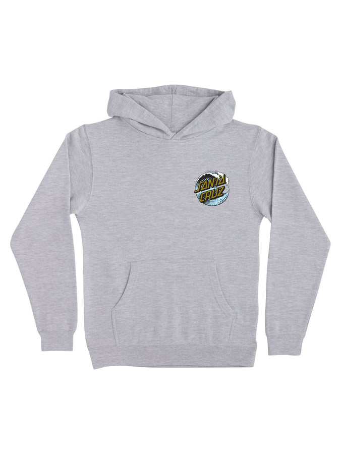 Santa Cruz Wave Dot Hoodie Summer 2026 | GREY HEATHER/GOLD