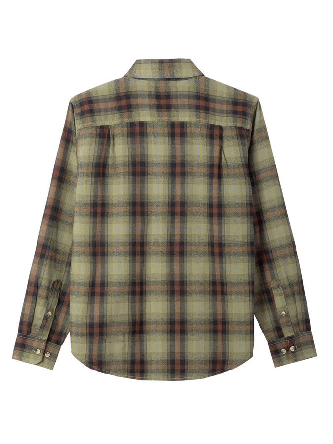 Dark Seas Arrowhead Long Sleeve Buttondown Shirt Holiday 2025 | GREEN/BLACK