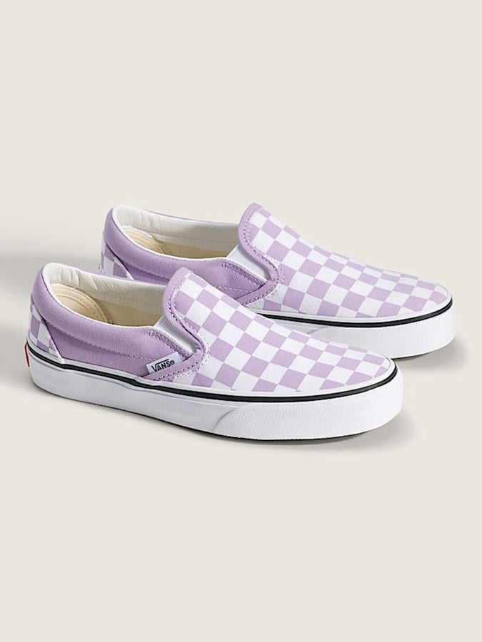 Vans Slip-On Color Theory Checkerboard Soft Orchid Shoes Spring 2026 | SOFT ORCHID (FSF)