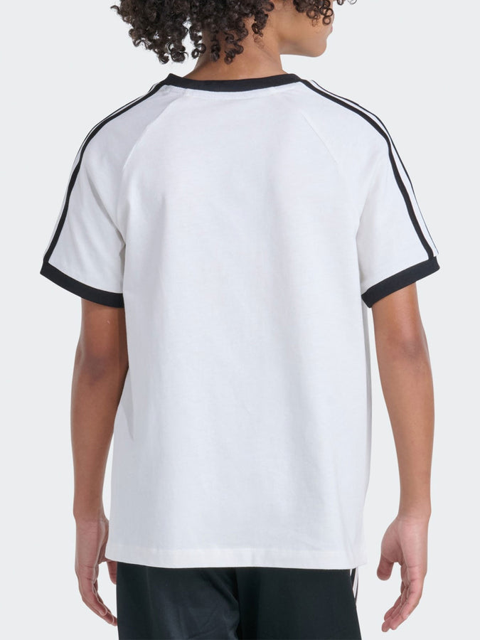 Adidas 3 Stripes Ringer Cloud White T-Shirt Fall 2026 | CLOUD WHITE