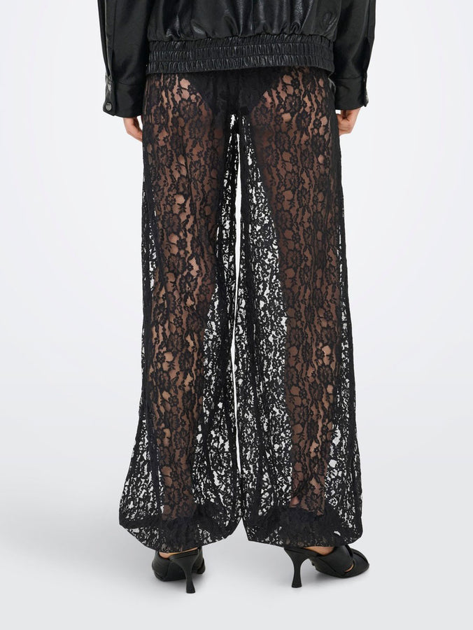 Only Bea Lace Balloon Pants Fall 2026 | BLACK