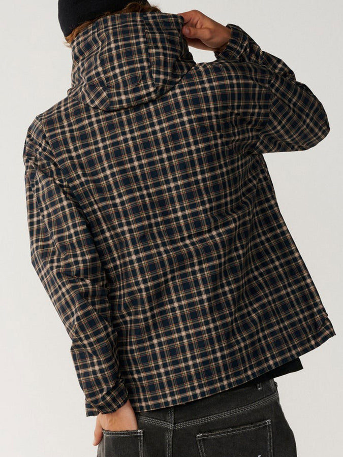 Rip Curl Archive Dwr Plaid Jacket Fall 2026 | DARK NAVY (0291)
