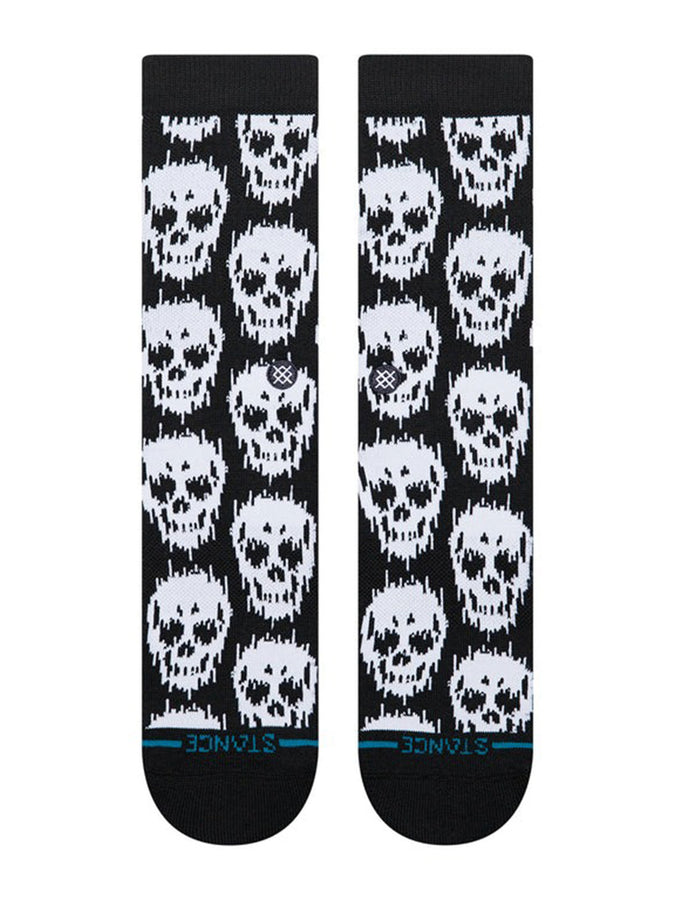 Stance Static Skull Socks | BLACK (BLK)
