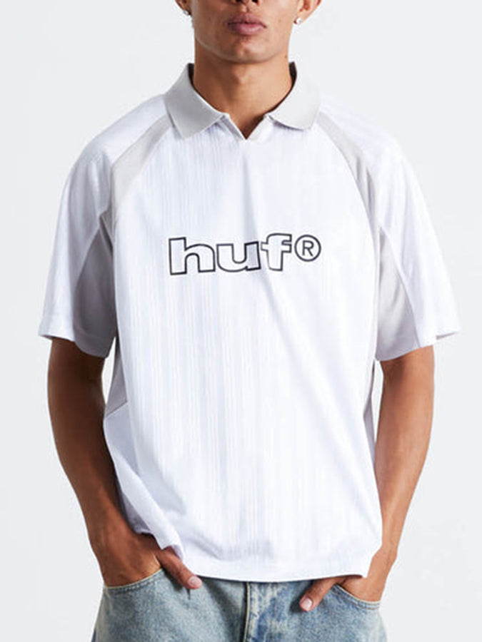 Huf Sideline Soccer Jersey T-Shirt Fall 2026 | WHITE