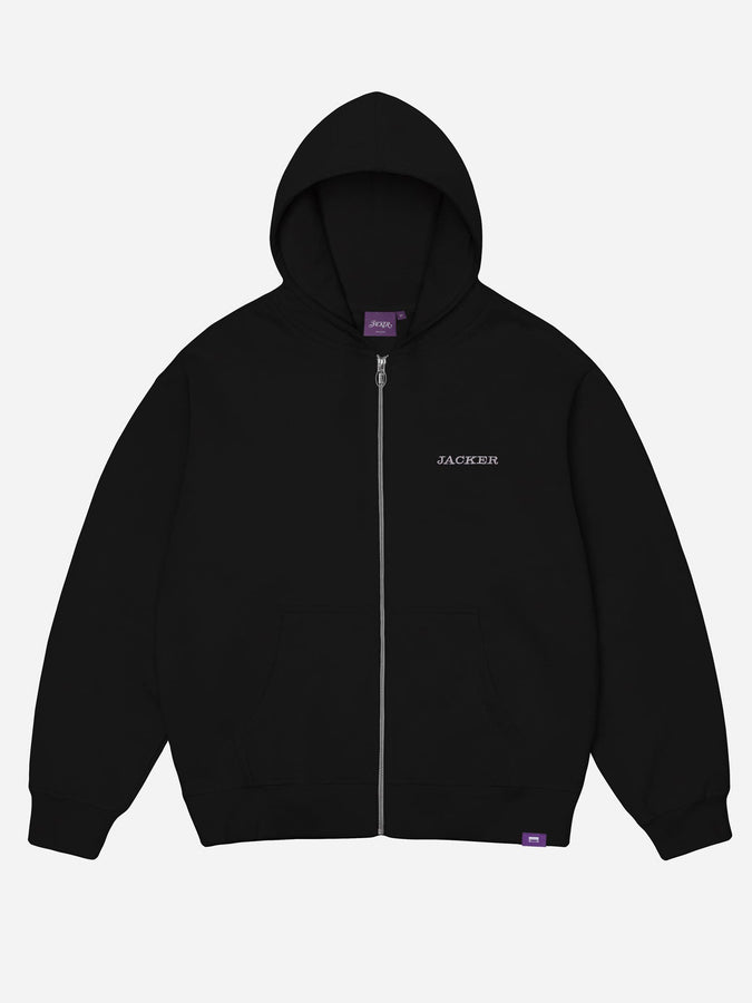 Jacker Notorious Black Zip Hoodie Fall 2026 | BLACK
