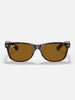 Ray-Ban New Wayfarer Light Havana/Brown B-15 Sunglasses
