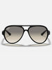 Ray Ban Cats 5000 Polished Black/Light Grey Gradient Sunglasses