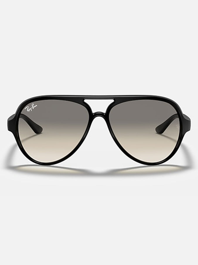 Ray Ban Cats 5000 Polished Black/Light Grey Gradient Sunglasses | POLISHED BLACK/LIGHT GREY GRAD