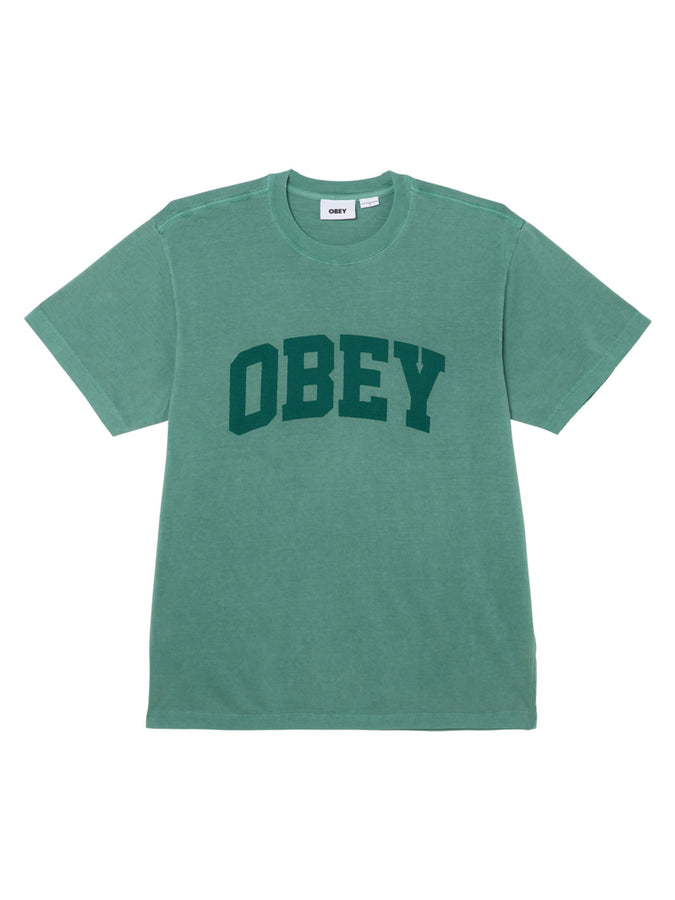 Obey Collegiate Pigment T-Shirt Summer 2026 | PIGMENT RAIN FOREST (RFR)