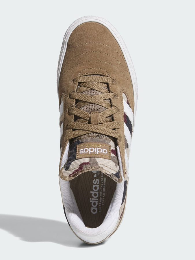 Adidas Busenitz Vulc II Khaki Six/White/Auarora Ink Shoes Fall 2026 | KHAKI SIX/WHITE/AURORA INK