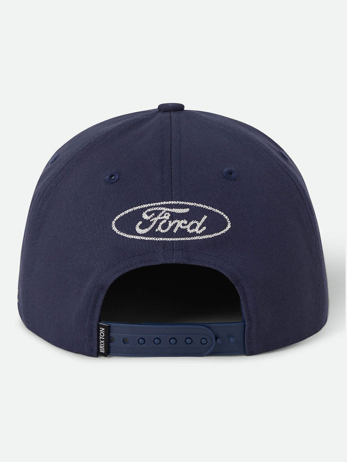 Brixton x Ford Built Tough Snapback Hat | AMERICAN NAVY/WIMBLEDON WHITE