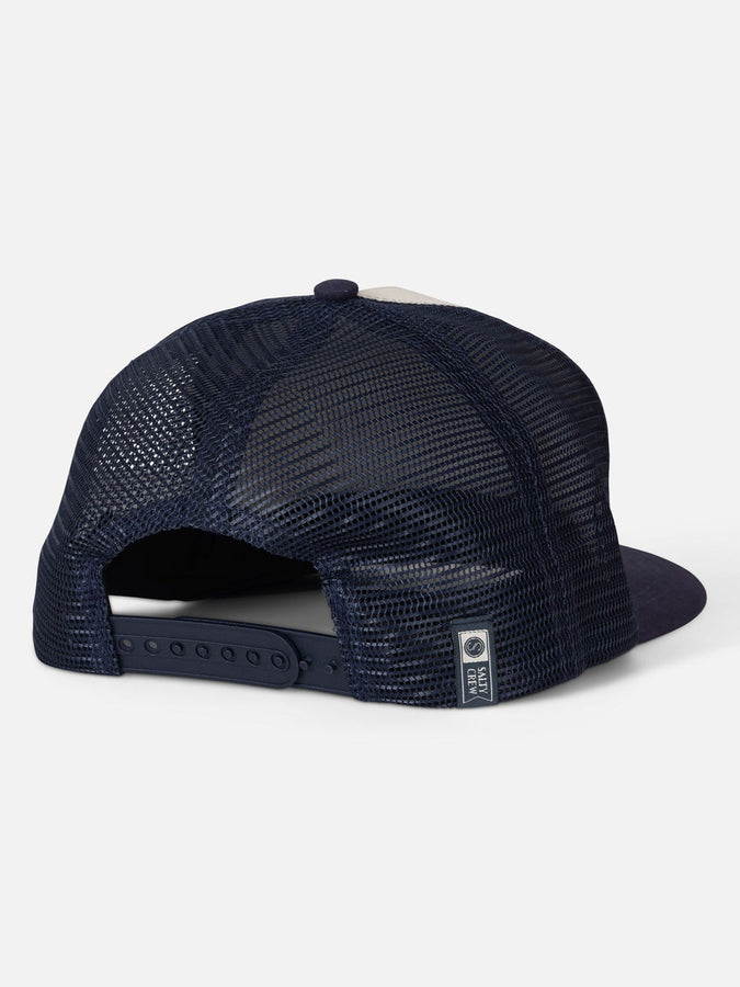 Salty Crew Coordinates Trucker Hat | OFF WHITE/NAVY