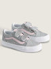 Vans Old Skool V Glitter Silver/Pale Petal Shoes Fall 2026