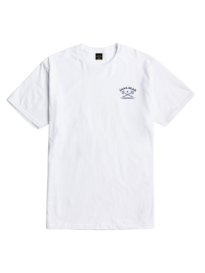 Dark Seas Striped Bass T-Shirt Fall 2026 | WHITE