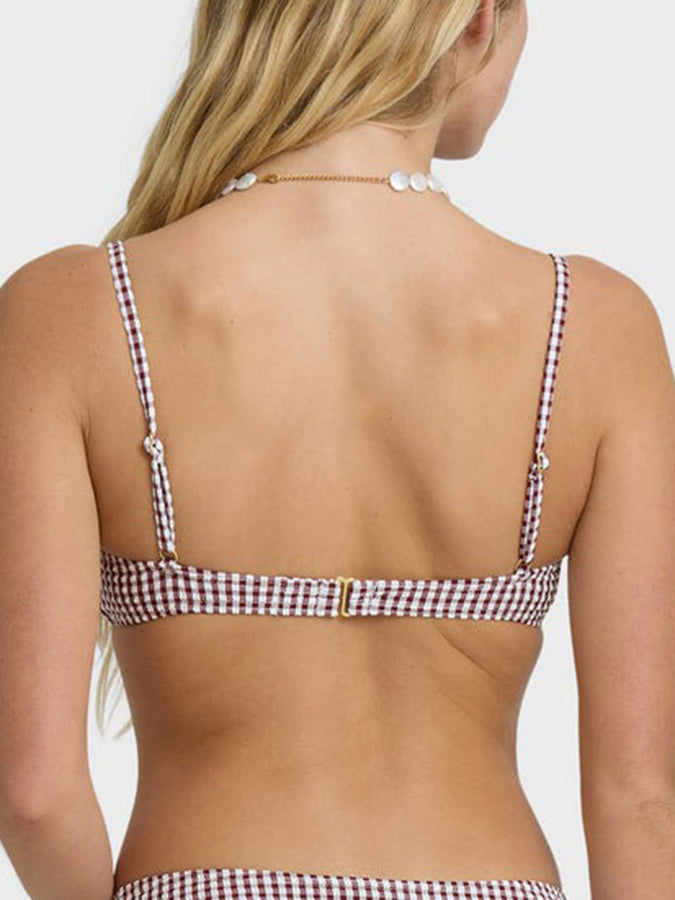 Billabong Mini Wave Check Char Underware Bikini Top Summer 2026 | RED DAHLIA (RDA)