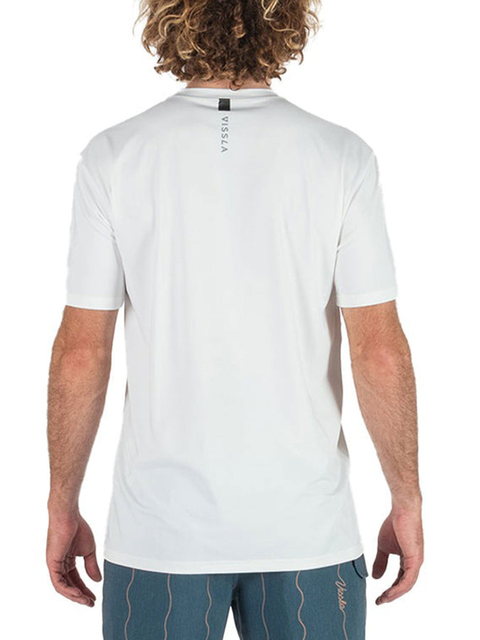 Vissla Twisted Eco Short Sleeve Rashguard Spring 2026 | WHITE (WHT)