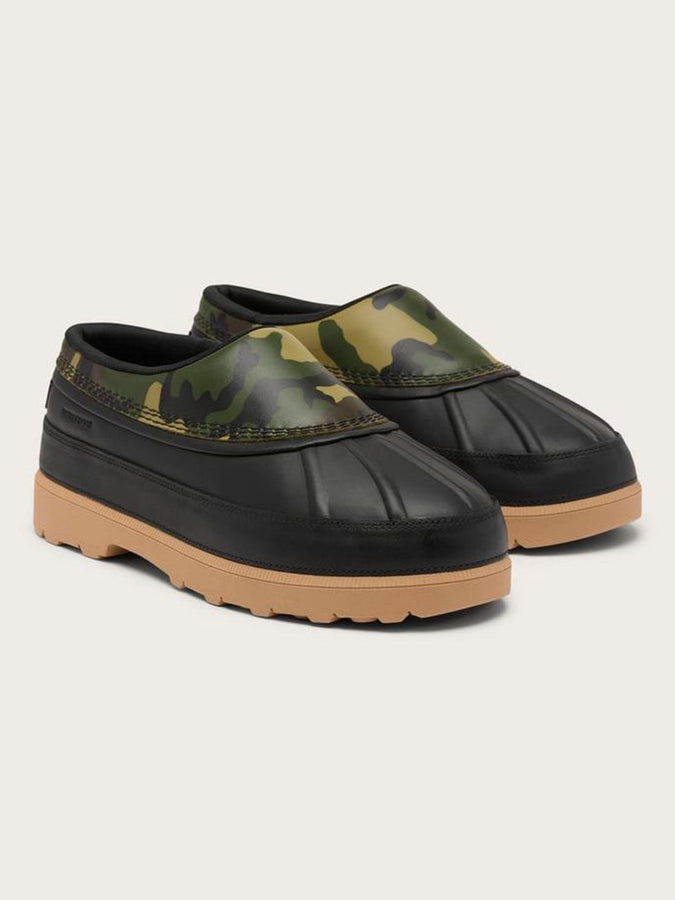 Sorel Ambler Waterproof Black/Utility Green Shoes Winter 2027 | BLACK/UTILITY GREEN (011)