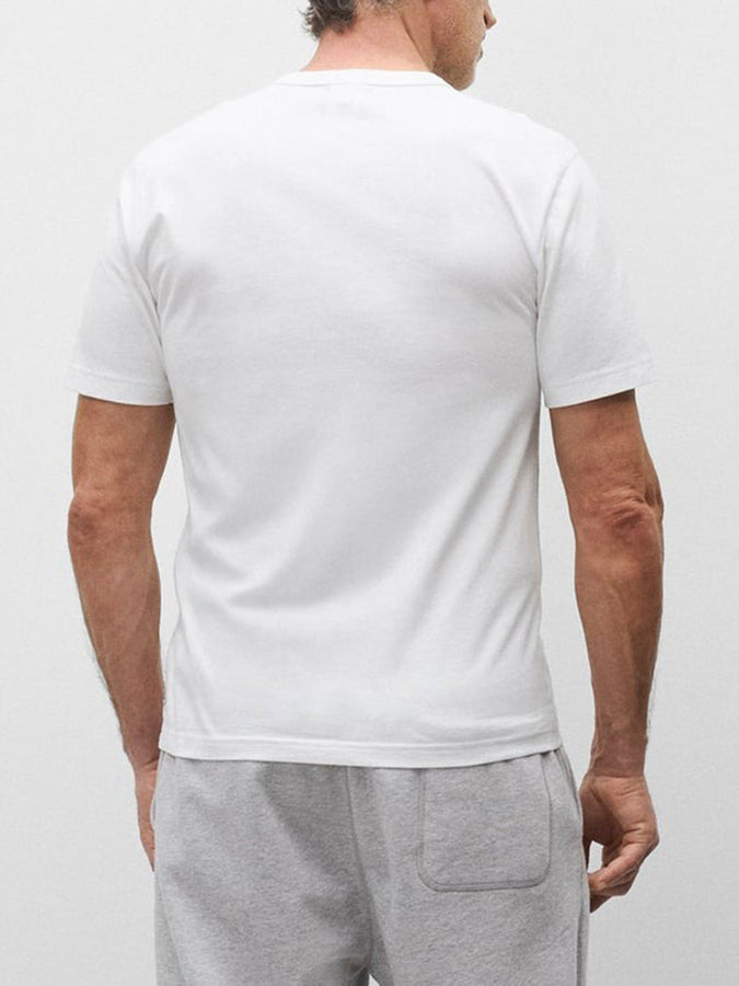 Reigning Champ Lightweight Jersey Standard Henley T-Shirt Spring 2026 | WHITE