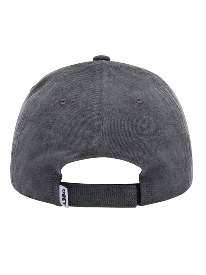 Obey Pigment Anti 6 Panel Velcro Back Hat | PIGMENT BLACK (BLK)