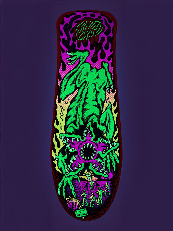 Santa Cruz x Stranger Things Salba Demongorgon 10.3’’ Skateboard Deck | MULTI