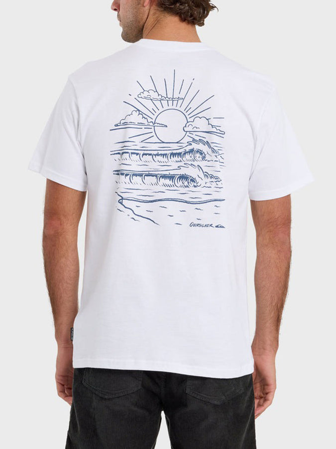 WHITE (WHT)Quiksilver Pipe Dream T-Shirt Spring 2026 | WHITE (WHT)