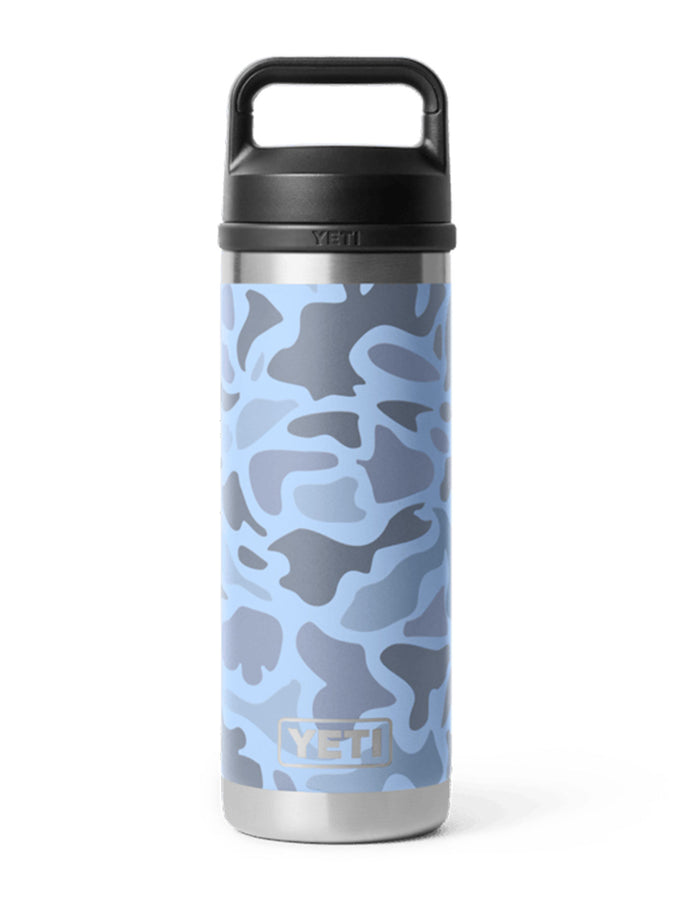 Yeti Rambler Blue Camo 18oz Chug Bottle | BLUE CAMO