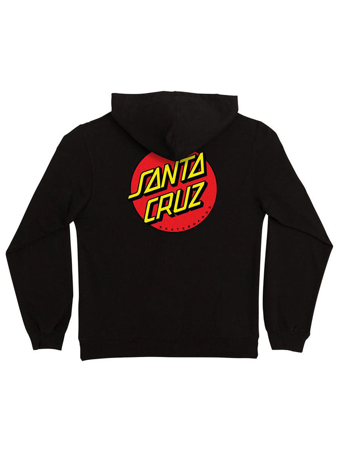 Santa Cruz Classic Dot Zip Hoodie Summer 2026 | BLACK