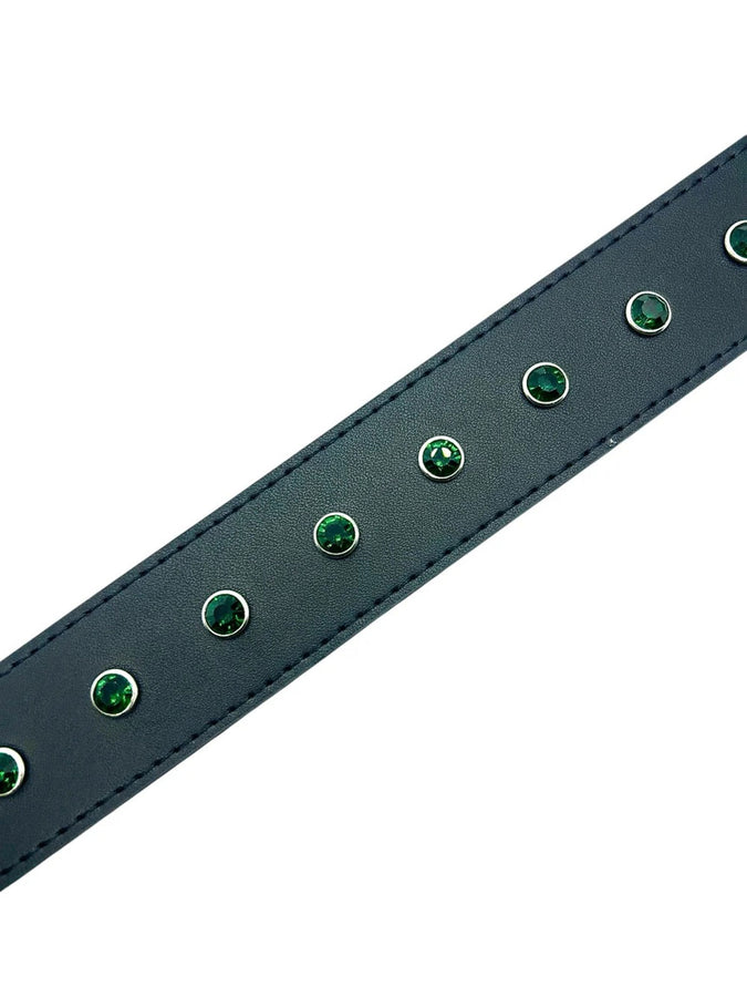 Loosey Rhinestone Belt | BLACK
