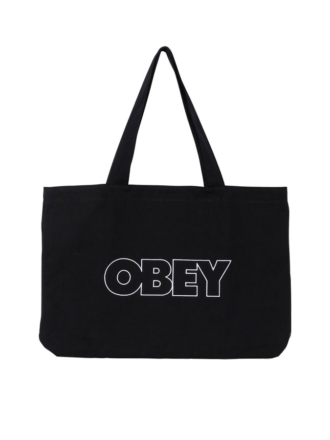 Obey Outline Canvas Tote Bag | BLACK (BLK)