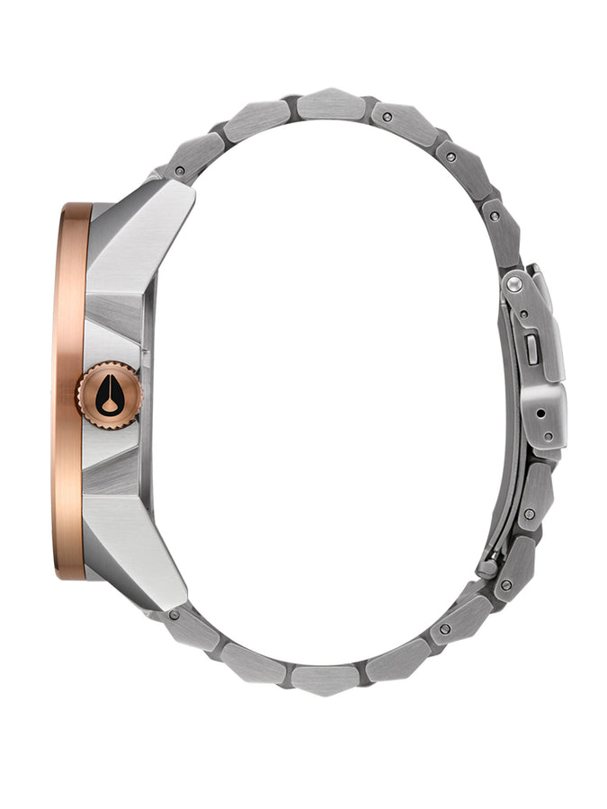 Nixon Corporal Ss Silver/Gold Pink/Black Watch | SILVER/ROSE GOLD/BLACK (5383)