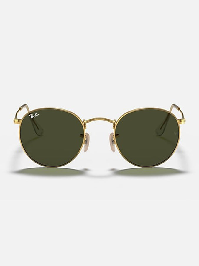 Ray Ban Round Metal Arista Gold/G-15 Green Sunglasses | ARISTA GOLD/G-15 GREEN