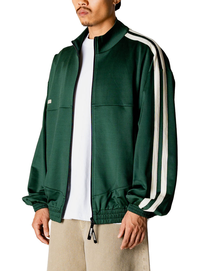 Woodbird Chang Track Jacket Spring 2026 | PINE GREEN