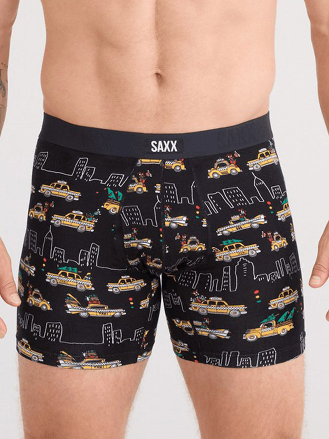Saxx Vibe Xtra Hail The Holiday Black Boxer | HAIL THE HOLIDAY BLACK (HTB)