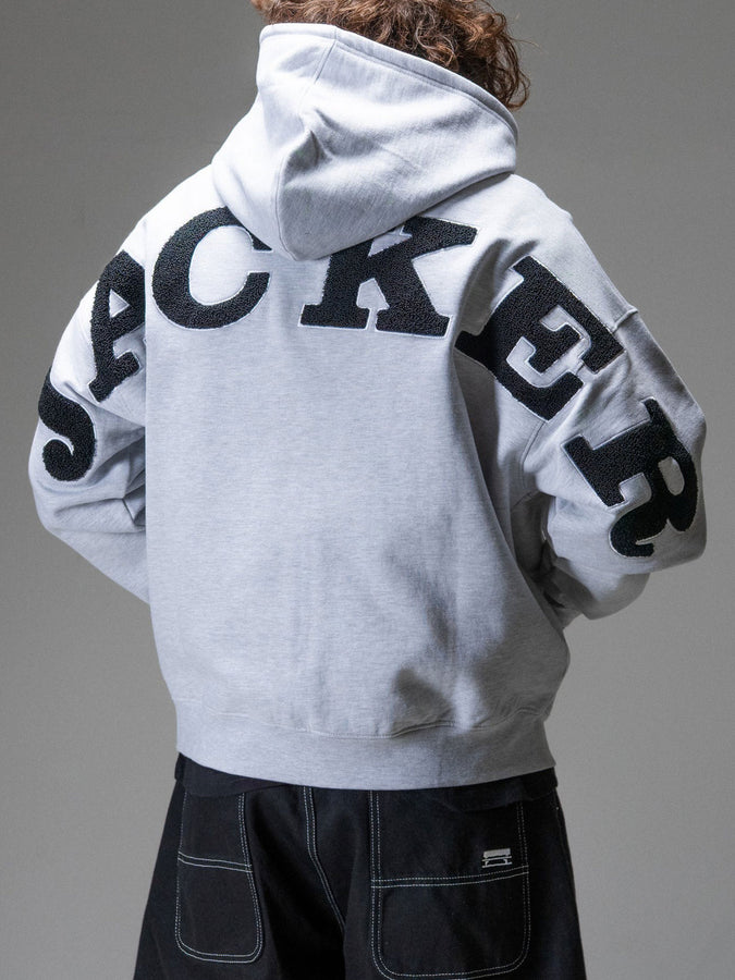 Jacker Notorious Grey Zip Hoodie Fall 2026 | GREY